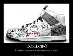troll cipő